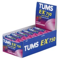 Tums Extra Strength Assorted Berries Flavor display rolls/display