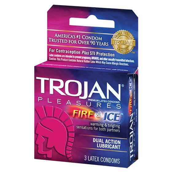 Trojan Fire And Ice Dual Action Condoms Cb Distributors Inc 