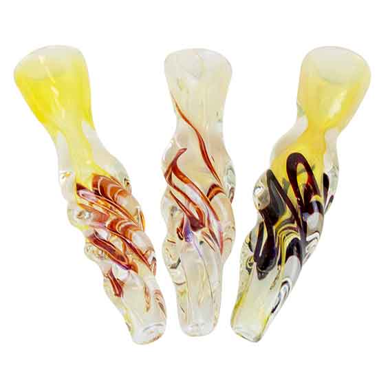 Chillum 3″ Twist Glass Pipes - Wholesale Supplier - CB Distributors