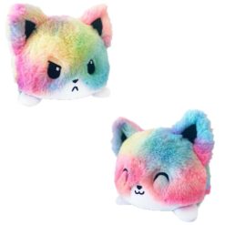 Cat Happy/Sad Reversible Plush Toy