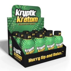 Kryptic Kratom Liquid Shots Display 12 units / Display