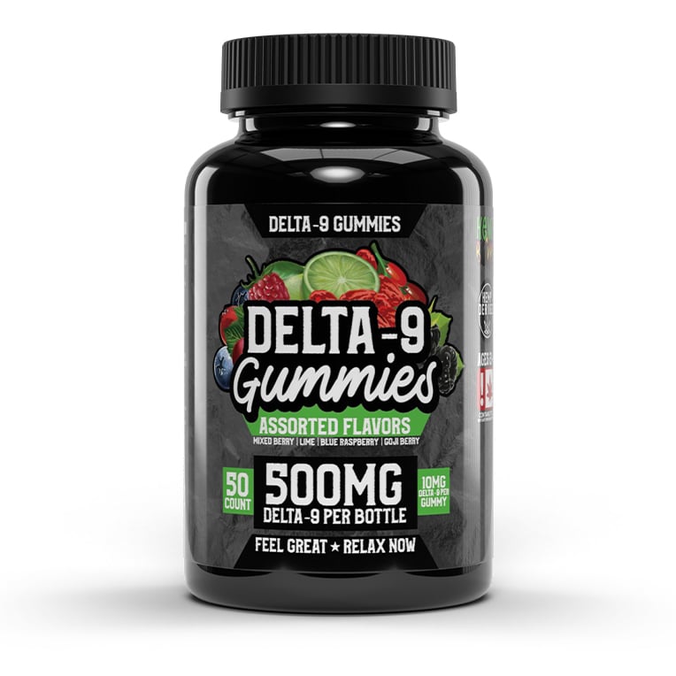 Hemp Bombs 500mg Assorted Delta 9 Gummies 50ct - Buy Wholesale