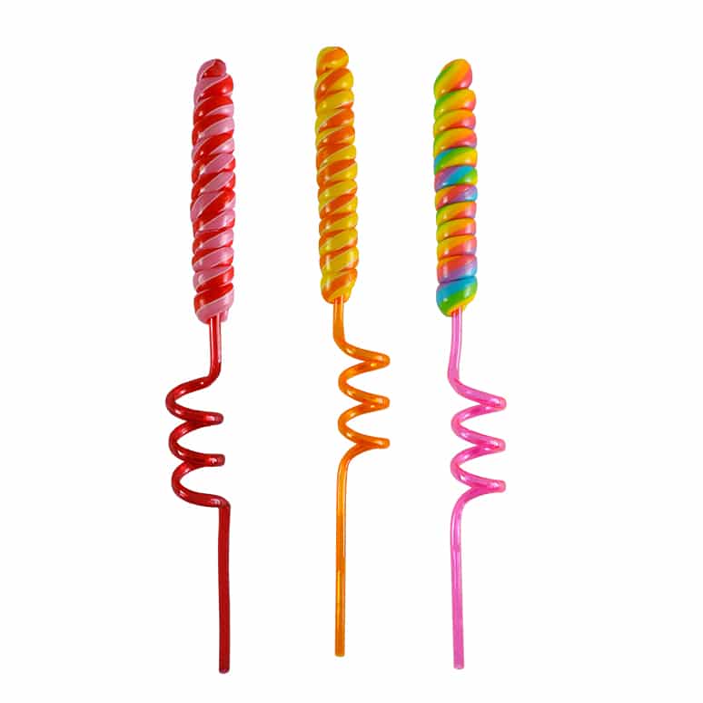Christmas Candy Cane Krazy Straws 24 pack crazy straws party supplies treat  bags 