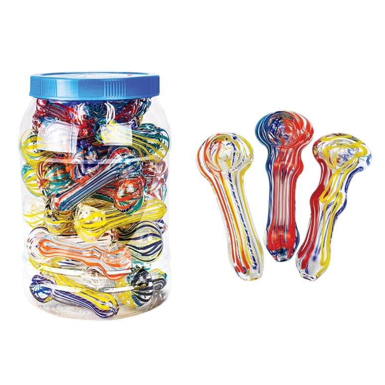 Glass Pipes 3 Square Shape - Buy Wholesale or Retail - CB Distributors