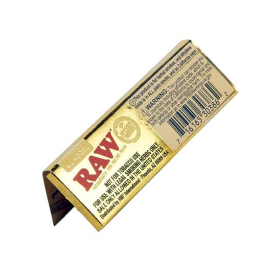 Raw Cl Ethereal 1.25" Rolling Papers each back view