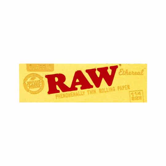 Raw Cl Ethereal 1.25" Rolling Papers each front view