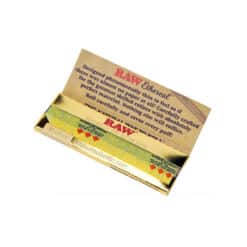 Raw Cl Ethereal King Rolling Papers each inside view