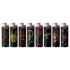 BIC Neon series Lighter in 8 different designs. 