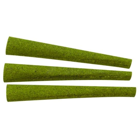 RAW Bud Wrapped Pre-Rolled 3 cones outside tube package.