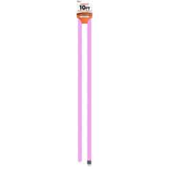 CBTEK Type C to Type C 10ft Nylon Hanging Cable shown in light pink color.